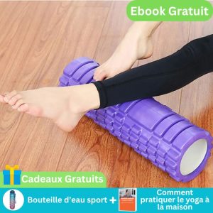 Rouleau de Massage Musculaire en Mousse – Récupération et Détente Sportive