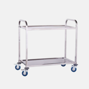 CHARIOT INOX – 2 ÉTAGES