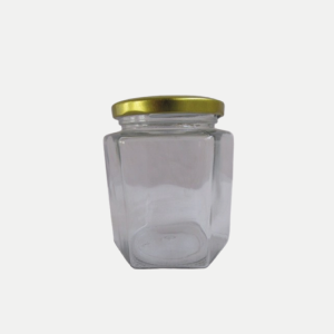 BOCAL A MIEL HEXAGONAL 500ML