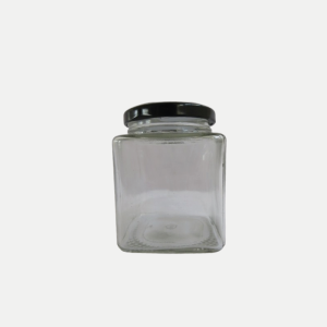 BOCAL EN VERRE CARRE 280ML