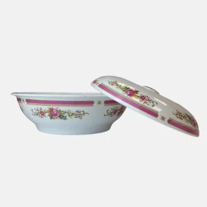 CU01855-soupiere-couvercle-rose-melamine-27.5cm-01.webp SOUPIERE+COUVERCLE MELAMINE – Roses 27.5cm