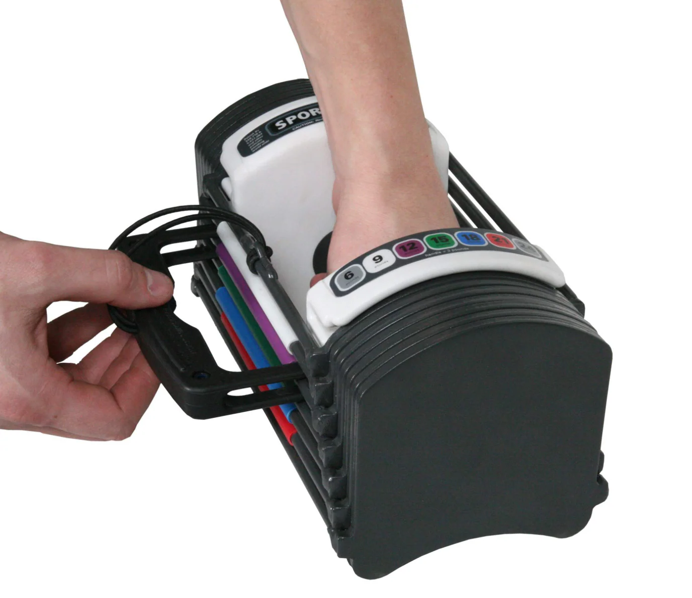 PowerBlock Sport Haltère Ajustable, 3-24-Ibs, (vendu à l'unité) – Image 2