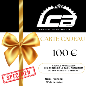 Carte Cadeau – 100 €