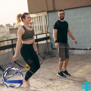 Corde à Sauter Fitness Multi-Utilisateurs – Exercice Ludique et Social pour Toute la Famille