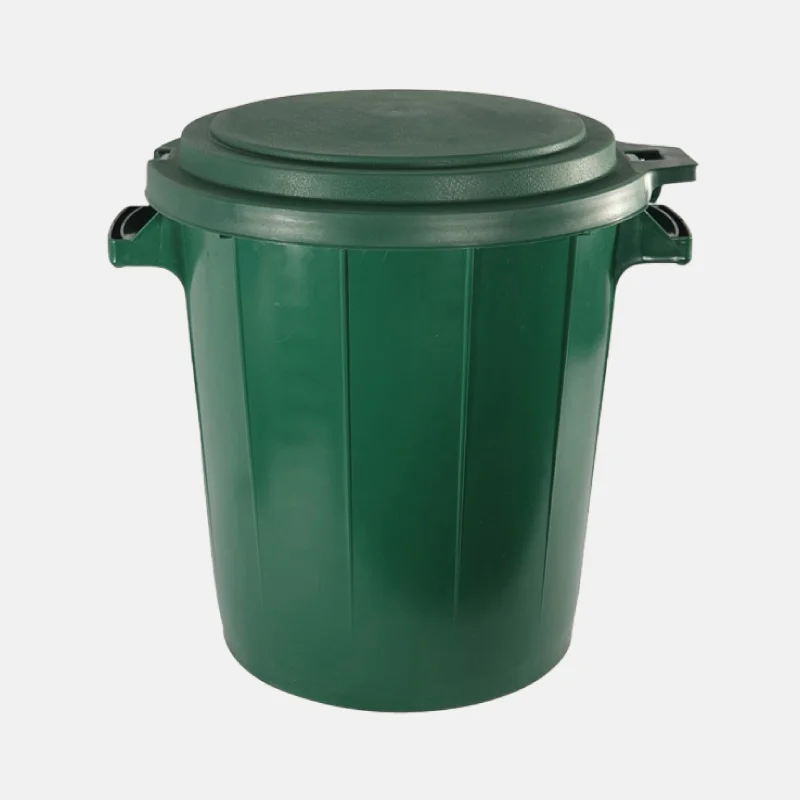 POUBELLE EDA VERTE + COUVERCLE – 75 litres