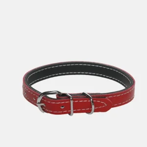 COLLIER CHIEN CUIR 46CM