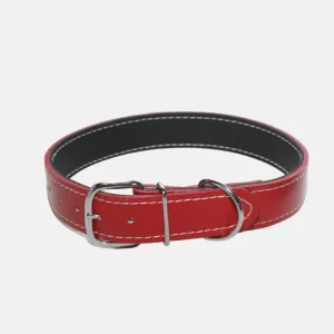 COLLIER CHIEN CUIR 58CM