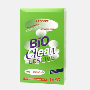 LESSIVE BIO CLEAN 16KG – 250 DOSES