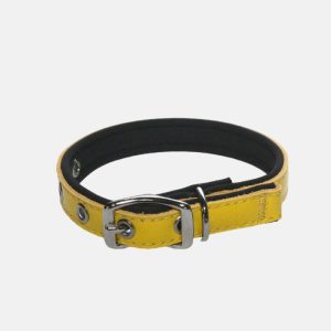 COLLIER CHIEN CUIR 38CM