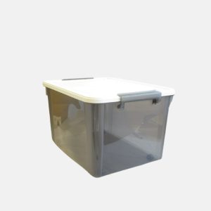 BAC DE RANGEMENT TRANSPARENT 55L