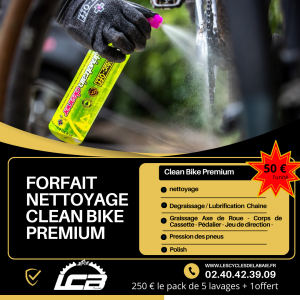 Forfait Nettoyage Clean Bike Premiun