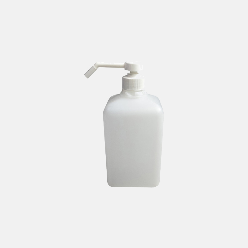 BOUTEILLE COSMETIQUE CARRE BLANC 1L