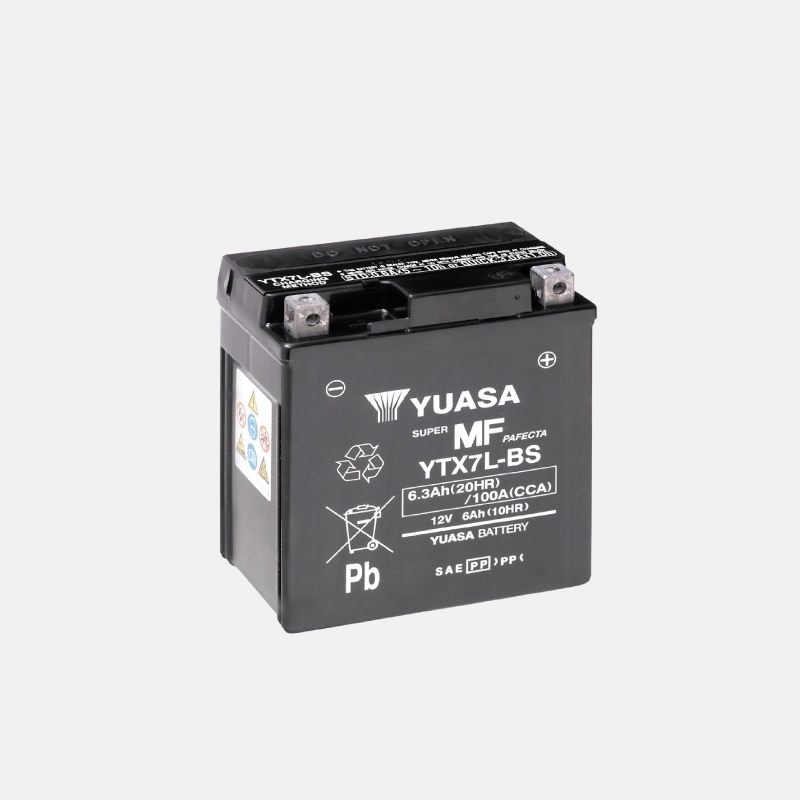 BATTERIE YUASA 6.3AH 12V – YTX7L-BS