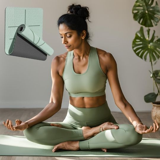 Tapis de Yoga Écologique Antidérapant – Confort Premium et Respect Environnemental – Image 4
