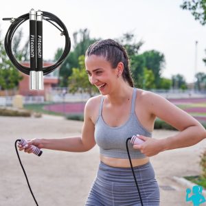 Corde à Sauter Fitness Réglable – Équipement Cardio Complet pour Musculation et Perte de Poids