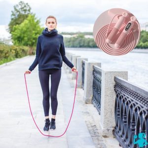 Corde à Sauter Numérique Intelligente Anti-Stress – Compteur Calories Intégré