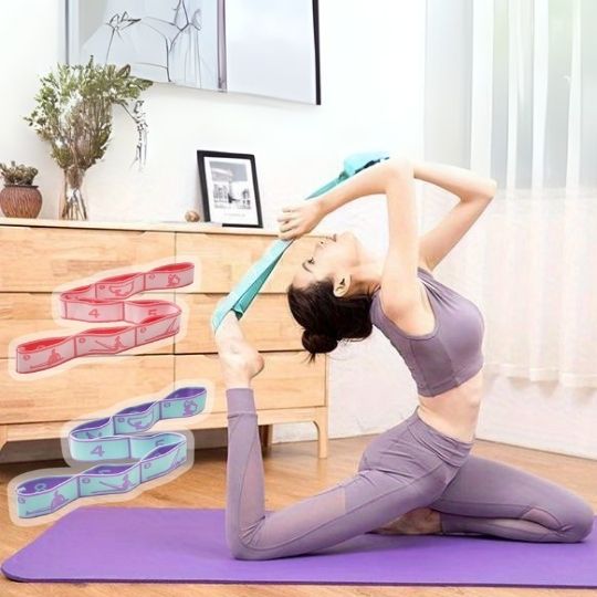 Élastique de Musculation Polyvalent – Kit Complet 8 Niveaux pour Entraînement Efficace