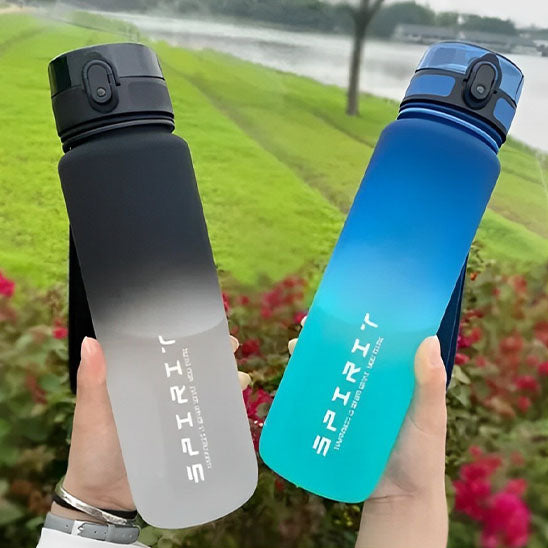 Gourde 1L Dégradée avec Marqueur de Temps – Hydratation Facile et Stylée – Image 5