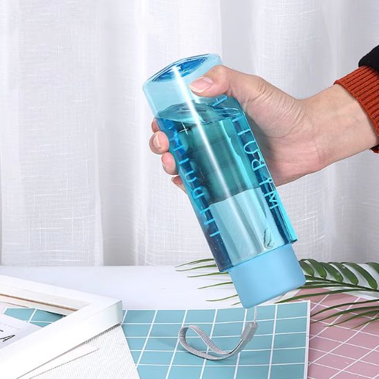 Gourde Sport Réutilisable Pastel Rectangulaire 750ml – Hydratation Élégante – Image 6