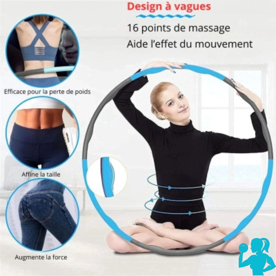 Cerceau de Fitness Réglable HoopFit Fusion™ – Tonification Corps et Taille – Image 3