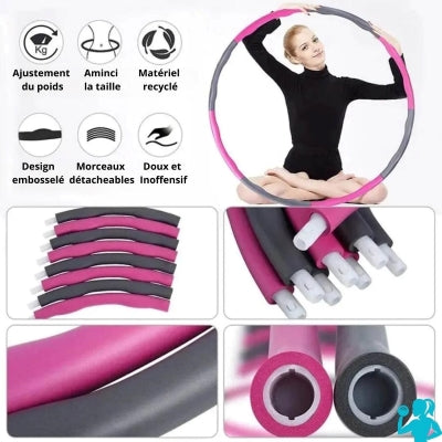 Cerceau de Fitness Réglable HoopFit Fusion™ – Tonification Corps et Taille – Image 4