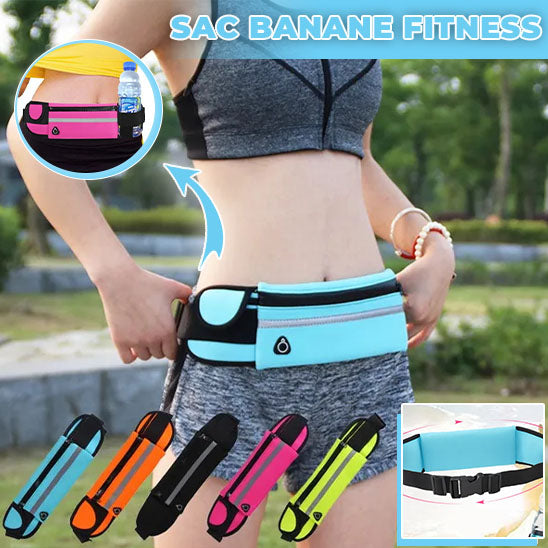 Sac Banane Sport Unisexe Réfléchissant – Ceinture Running Étanche avec Multiples Compartiments – Image 2