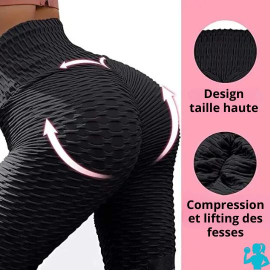 Legging Push Up Femme – Effet Sculptant et Rehaussant pour Fessier Parfait – Image 9