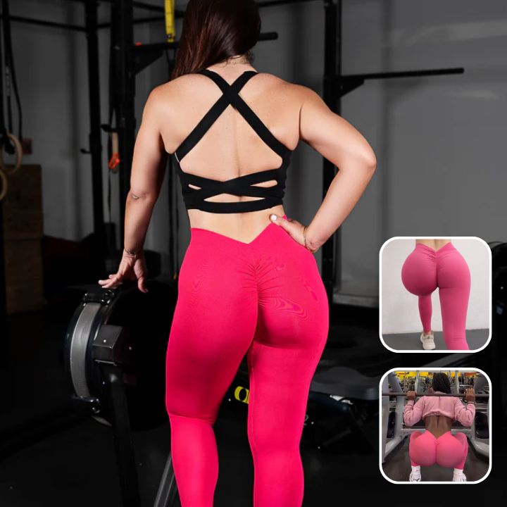 Legging Sport Femme Yoga Confort avec Dos en V – Performance et Style – Image 6