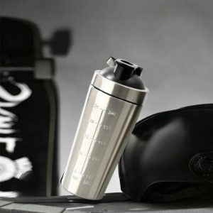 Shaker Protéine Inoxydable InoxShake™ – Gourde Sport Anti-Fuite 500ml 750ml