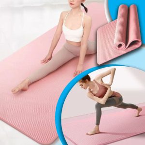 Tapis de Yoga Antidérapant Rose Bonbon – Confort et Stabilité pour Votre Pratique
